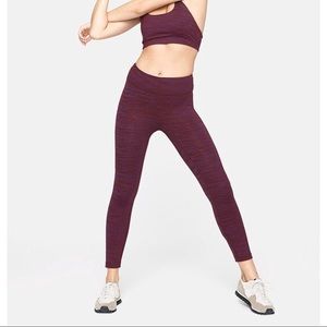 3/4 Tech Sweat Leggings in Fig